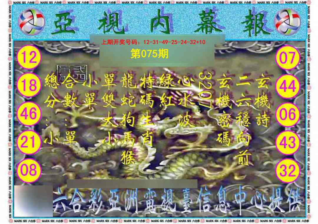 075期亚视内幕报[图]